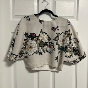 Zara Floral Crop Top